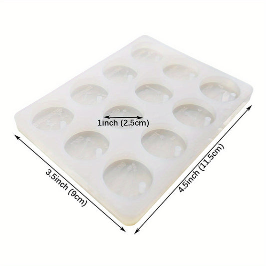 12 Zodiac Constellations Resin Molds Round Zodiac Sign Epoxy Resin Molds
