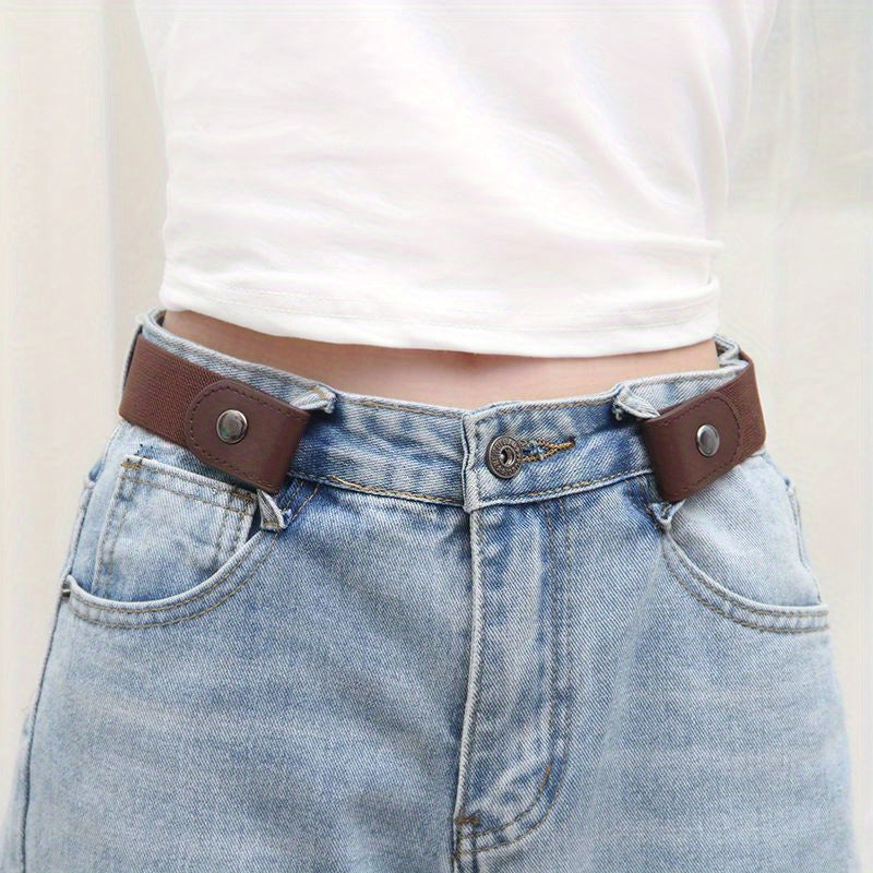 Unisex Elastic Belt for Men Women No Bulge No Hassle
