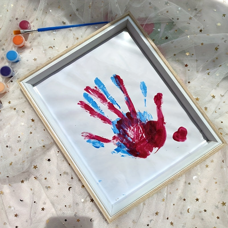 DIY Hand And Foot Print Set With Photo Frame 25 4 Cm Minimalist Picture Frame