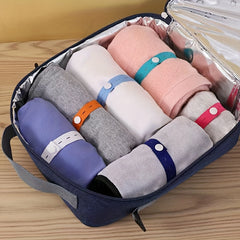 10pcs Elastic Band Binding Strap for Clothes Socks Curtain Storage Belt