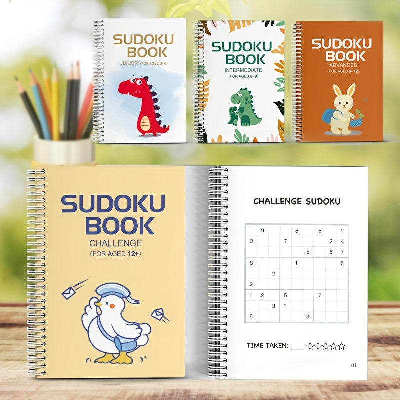 Sudoku Book Ages 3 Easy to Hard Fun & Educational Puzzle Enhances Concentration