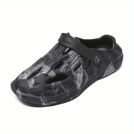 Men's Lightweight Comfy Clogs Hollow Out Non slip Sandals Summer