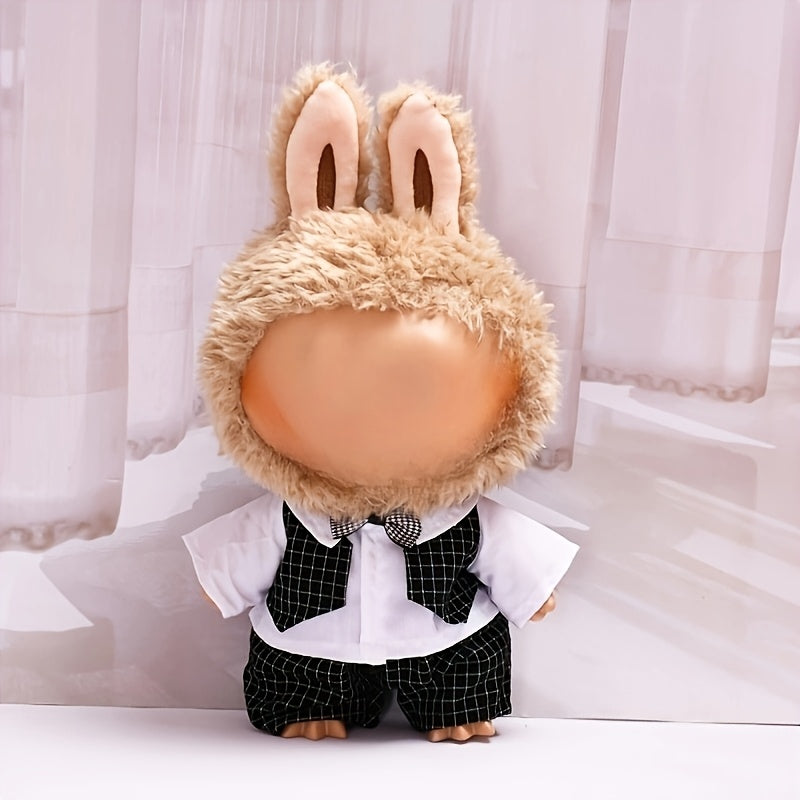 Suit and Wedding Dress Doll Clothing Set for Labubu Dolls