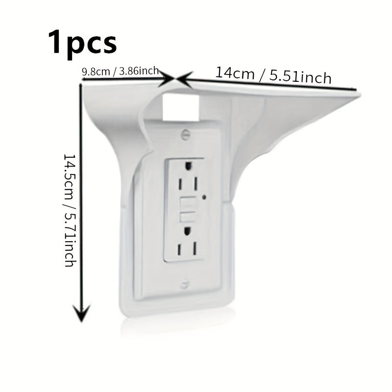 Wall Outlet Shelf Organizer for Electronics Storage