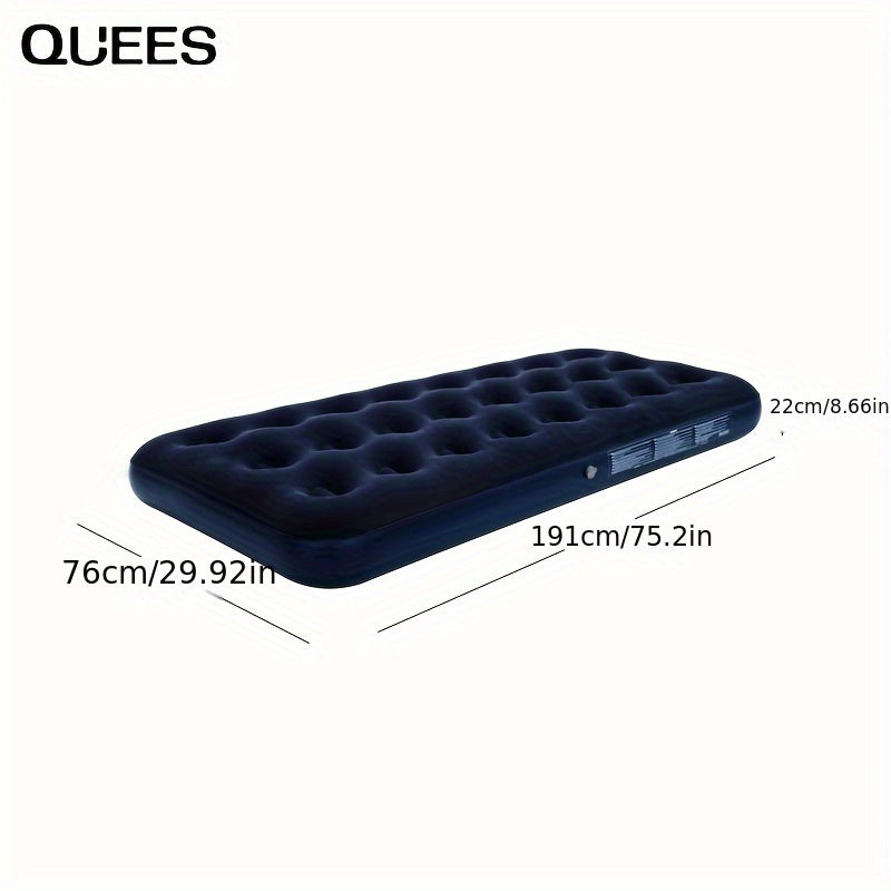 Inflatable Mattress with 2 Pillows - Portable Air Bed for Home and Camping