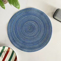 Round Woven Placemat Kitchen Table Mat Dining Table Decor