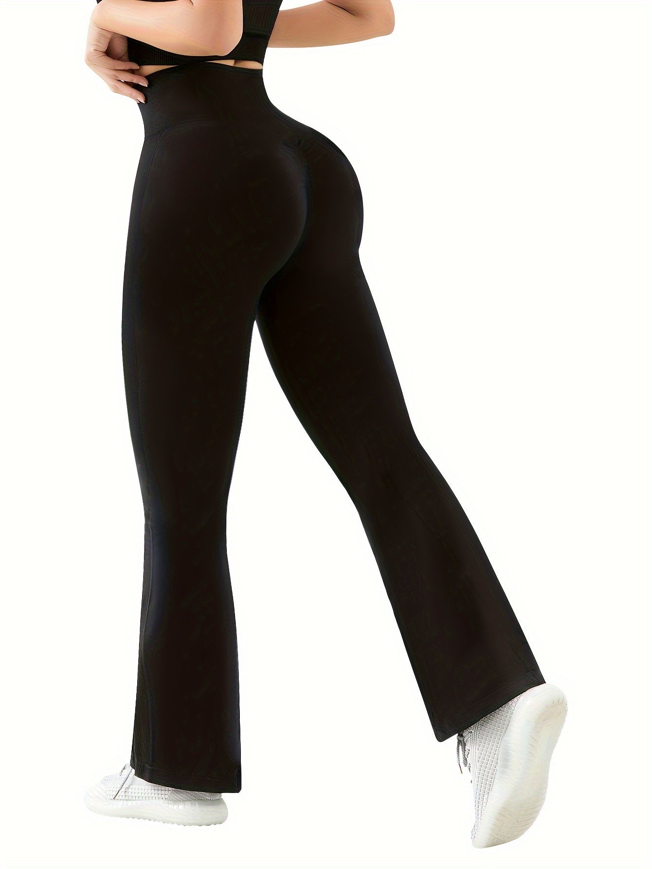 Women's Flared Pants High Waist Workout Bootcut Leggings