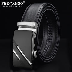Men's Cowhide Automatic Belt Business Leather Belt