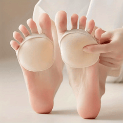 Women's 4D Forefoot Cushion Non Slip High Heel Shoe Socks for Maximum Comfort