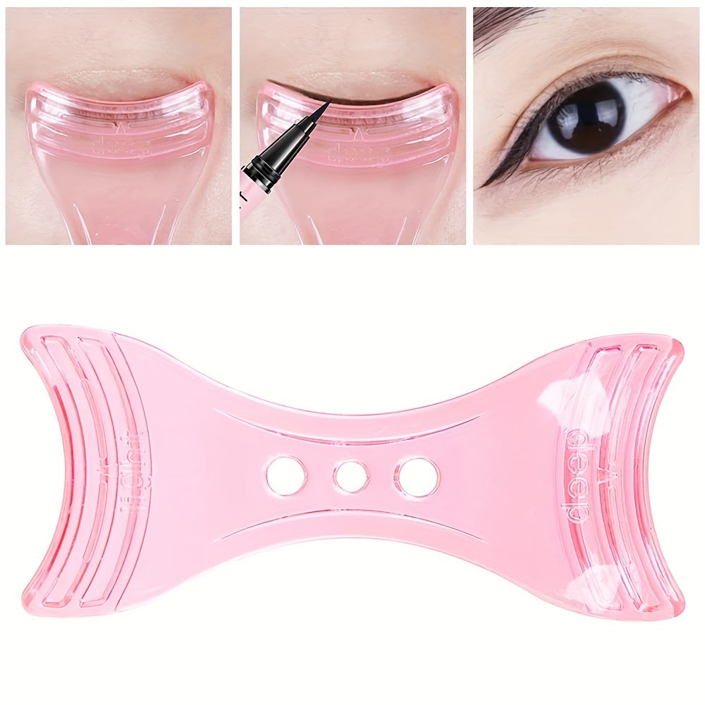 Eyelash Tool with Eyeliner Template Stencil and Comb