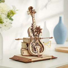 3D Wooden Cello Model Kit: Perfect Gift For Adults