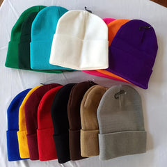 Beanies Hat Cap Knitted Warm Hat Winter Breathable Bucket Hat