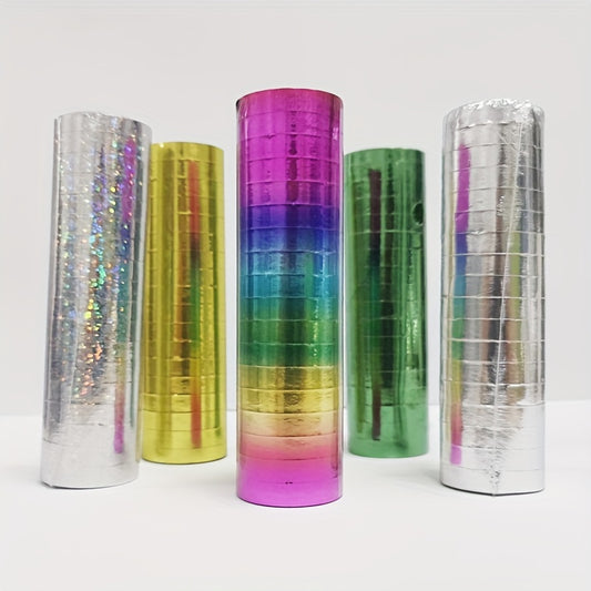 5 Rolls Foil Serpentine Streamers Party Decoration