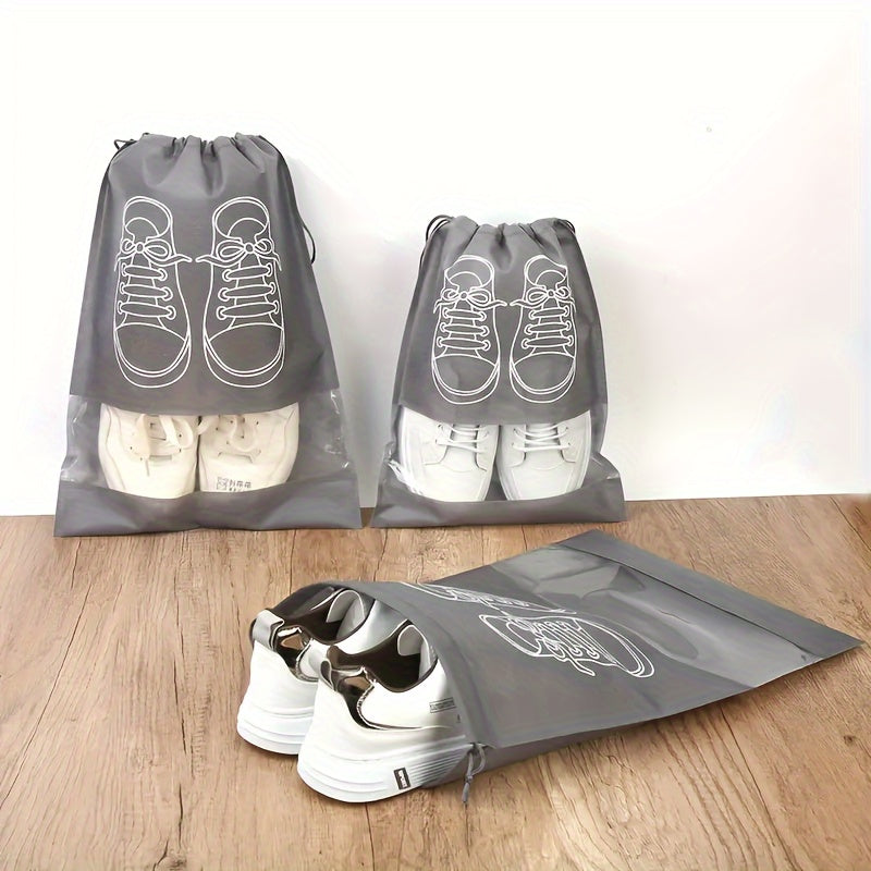 10pcs Shoes Storage Bags Portable Waterproof Hanging Bags