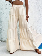  High Rise Wide Leg Trousers