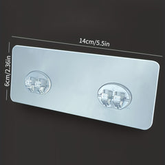 Invisible Patch Buckle Hook Bathroom Storage Rack Hanger