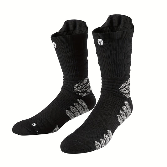 Maple Pattern Basketball Sports Socks