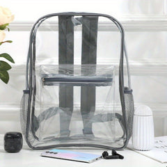 Large Capacity Backpack PVC Lightweight Waterproof Commuter Bag