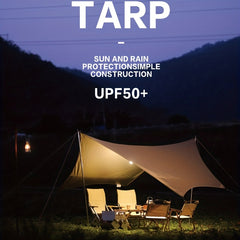 UV Resistant Car Sunshade & Canopy for Camping, Picnics, Beach Trips
