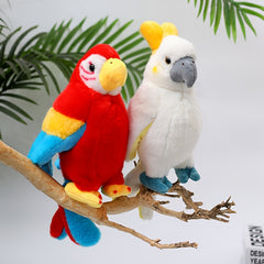 Parrot Plush Toy Soft Stuffed Animal Vibrant Colors Polyester Filling Gift