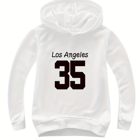 Girls Pullover Hooded Sweatshirt for Autumn Winter