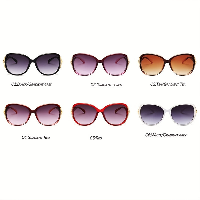 Fox Head Large Round Sunglasses UV400 Sun Shades Glasses