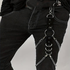 Men's Leg Chain Belt Punk Hip Hop Street Dance Leg Ring Jewelry
