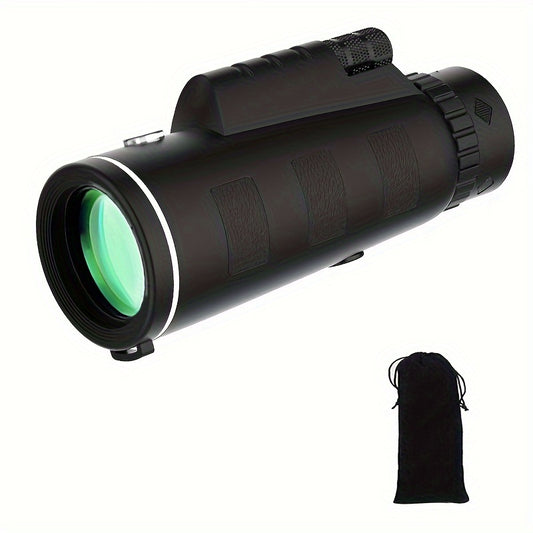 High Power Monocular with Smartphone Adapter and Tripod