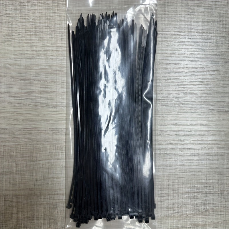 100pcs Self-locking Nylon Cable Ties Home Storage Building Bundle