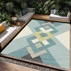 Soft Modern Geometric Carpet Floor Mat Non Slip Area Rugs for Living Room
