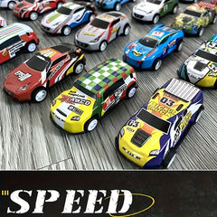 Alloy Inertia Pull Back Car Decorative Toy Car Model Mini Racing Car Toy