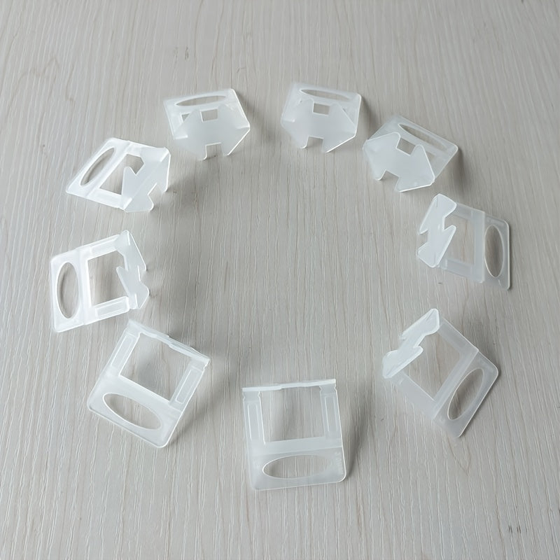 90pcs Tile Leveler Base Tiling Tool Adjustment Leveling Sticking Tile Tool