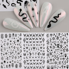 3D Self-Adhesive Nail Decoration Decals for DIY Nail Art