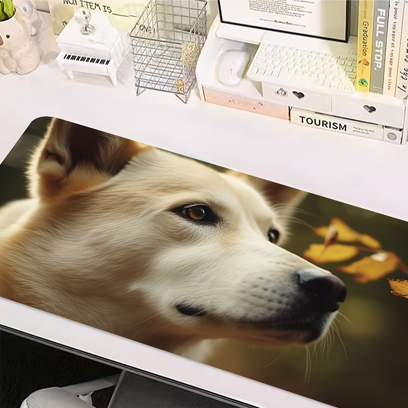 Dog Large Office Mouse Pad Soft Pad College Washable