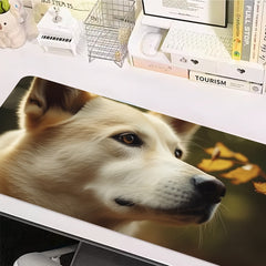 Dog Large Office Mouse Pad Soft Pad College Washable