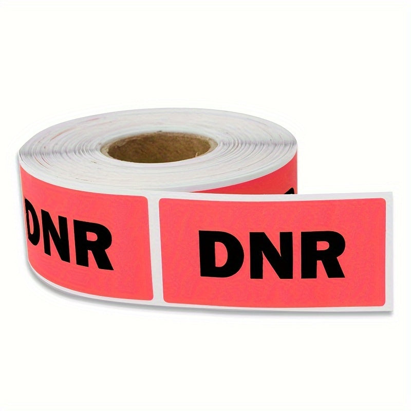 300 DNR Label Stickers 2.54x5.08cm Do Not Resuscitate Sticker Medication Chart