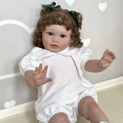 26 Inch Realistic Reborn Doll Soft Vinyl Doll Pippa with Hand Painting
