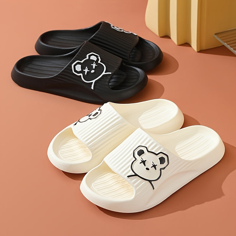 Cartoon Anime Slides Slippers Violent Gloomy Bear Lightweight Non Slip