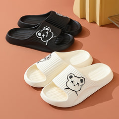Cartoon Anime Slides Slippers Violent Gloomy Bear Lightweight Non Slip