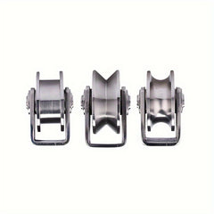 Stainless Steel Bearing Pulley Wire Rope Lifting Pulley Ring U V H Type