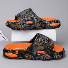 Personality Print Non-slip Outdoor Sports Sandals Slippers