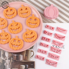 Halloween DIY Pumpkin Ghost Cookie Cutters Biscuit Mold Cookie Stampers
