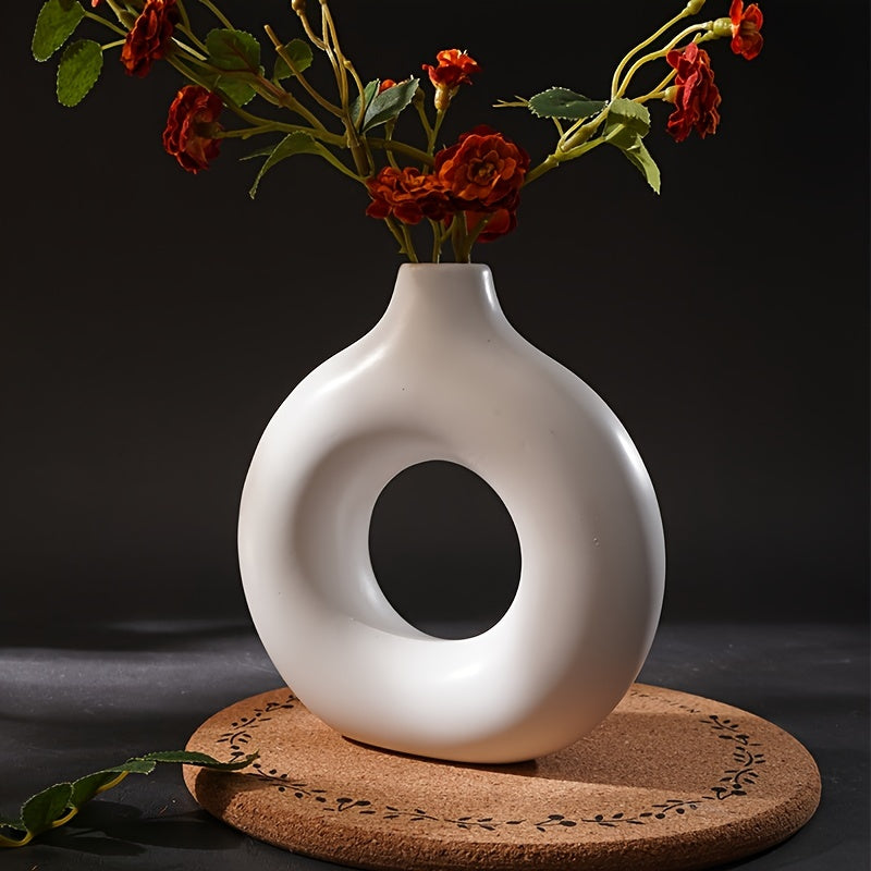 Modern Ceramic Vase Flower Bottle for Home Garden Wedding Decor