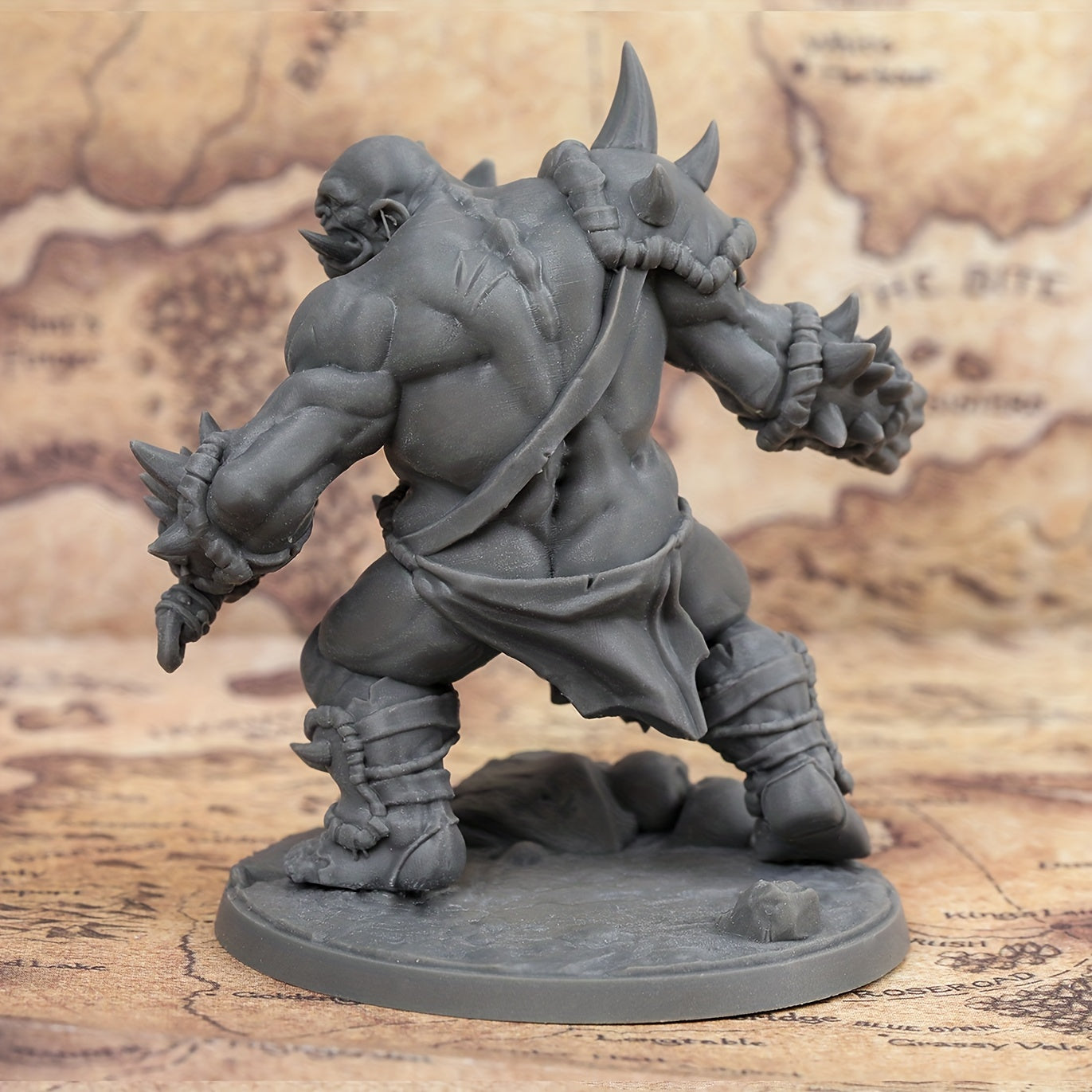 Ogre 3D Printed Miniatures for RPGs 28mm Scale