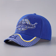 Men's Embroidered Baseball Cap Duck Tongue Brim