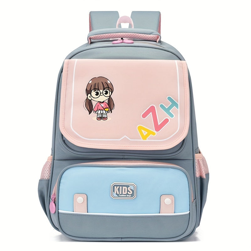 Kids Cartoon Schoolbag - Large Capacity Backpack