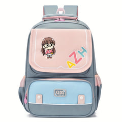 Kids Cartoon Schoolbag - Large Capacity Backpack