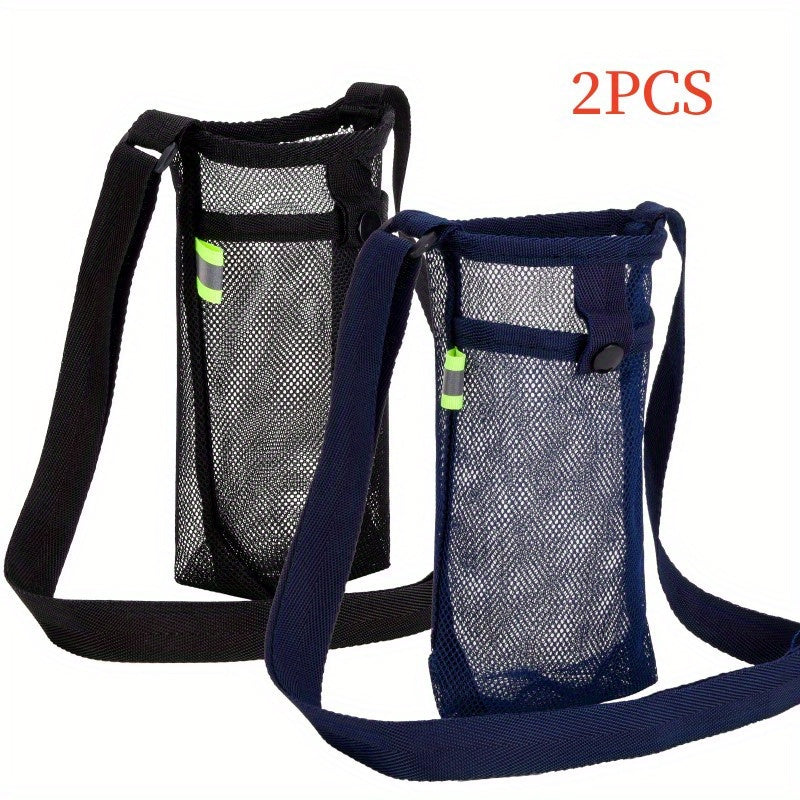 Portable Shoulder Bag for Water Cup and Phone Storage
