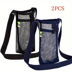 Portable Shoulder Bag for Water Cup and Phone Storage