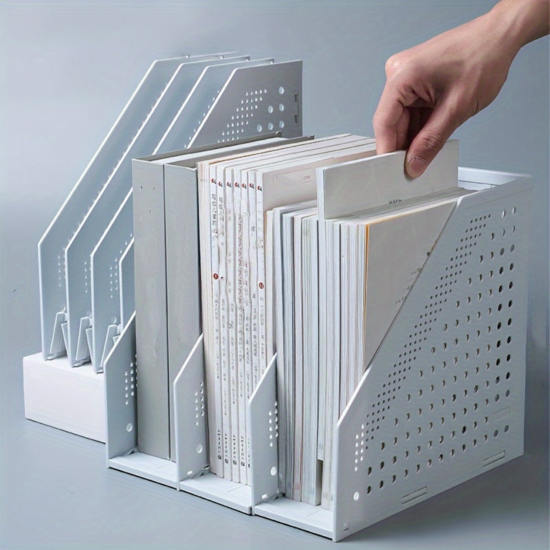 Desktop File Storage Rack Study Desk Organizer